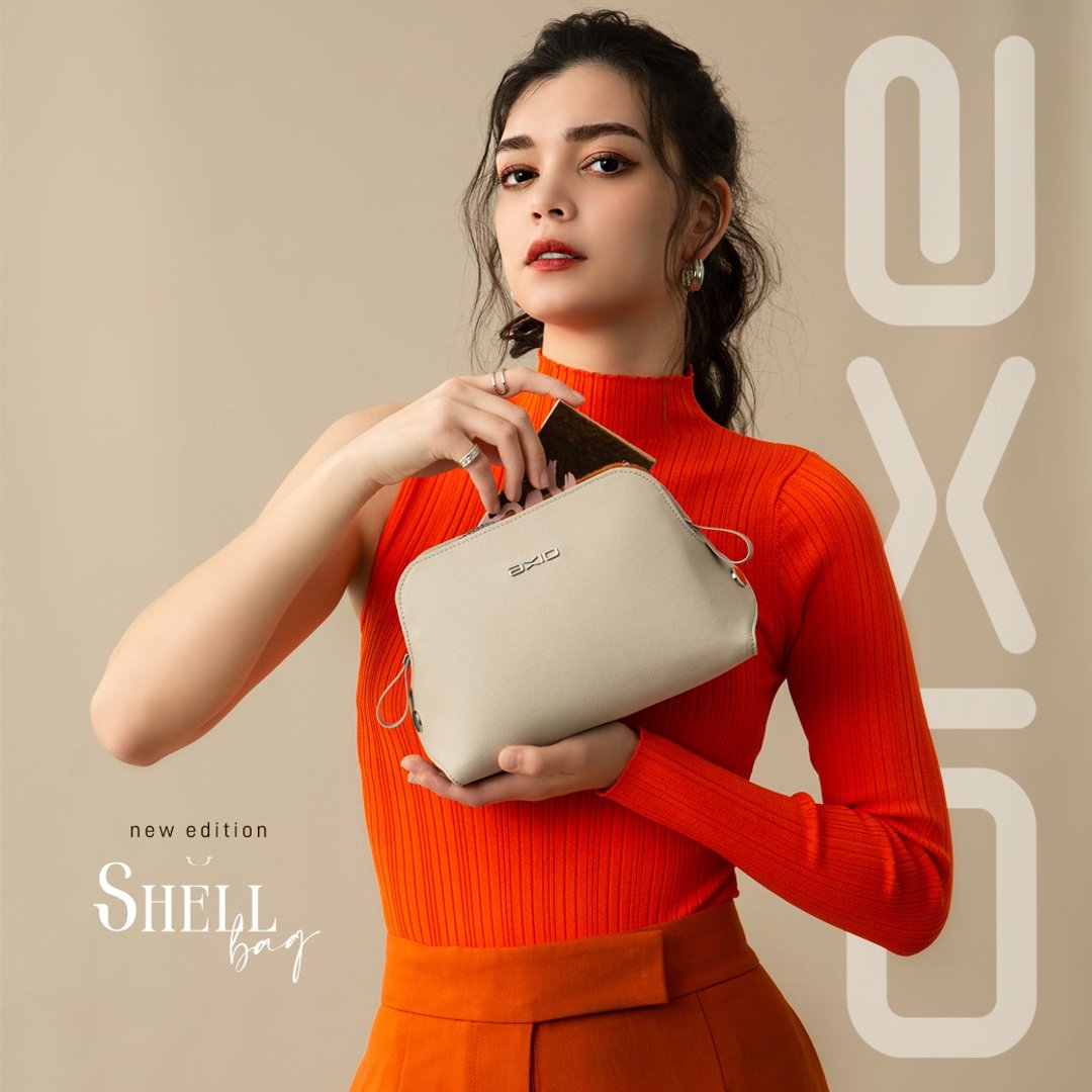 AXIO Shell Shoulder bag 经典手作顶级贝壳小肩包(shell-SK) - 侧背包/斜挎包 - 其他人造纤维 