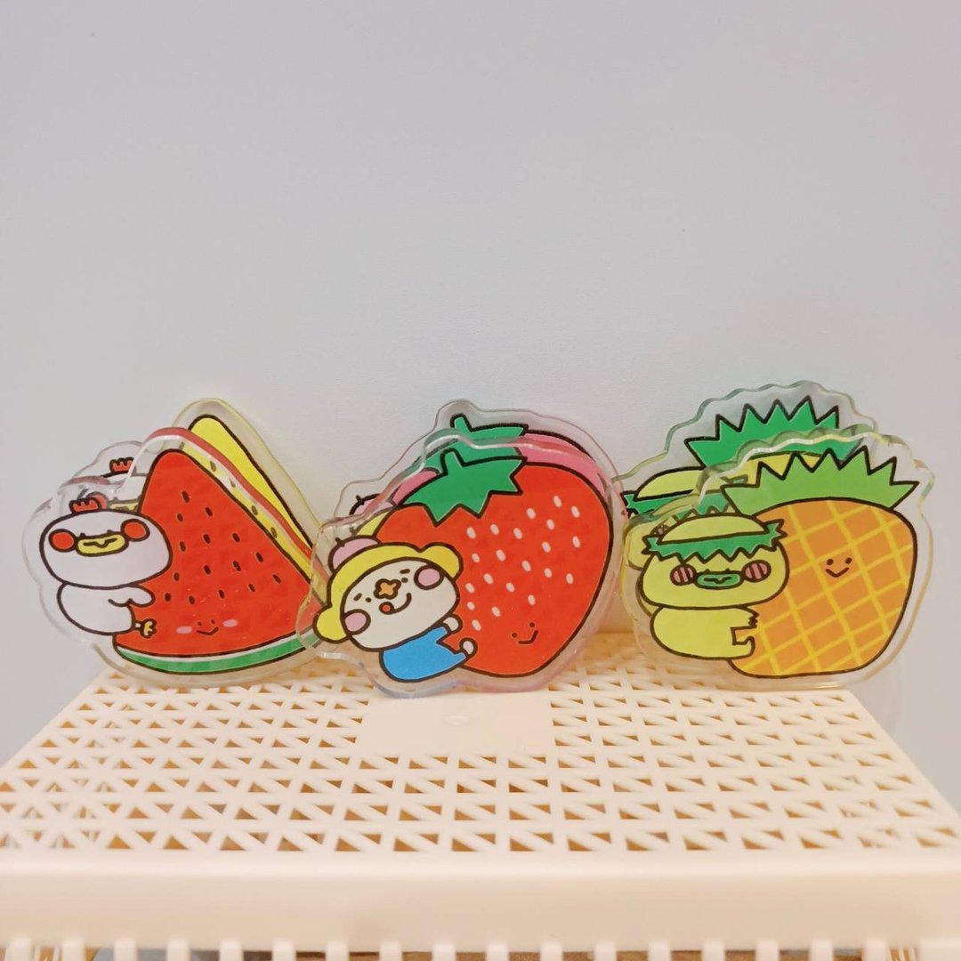 好好吃系列压克力文件夹、发票夹-水果篇 - 文件夹/资料夹 - 塑料 多色