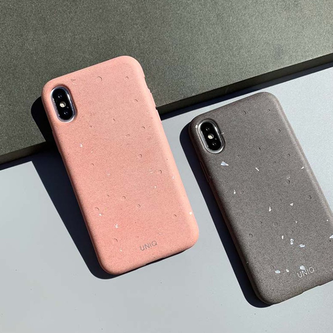iPhone XS/XS Max Element手工贝壳混水泥手机壳-粉色 - 手机壳/手机套 - 水泥 粉红色