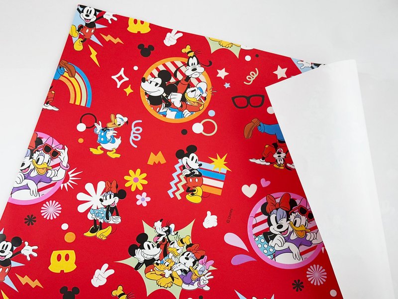 欢乐米奇和朋友们/正版授权/瑞士进口包装纸 100x70cm - 包装材料 - 纸 多色