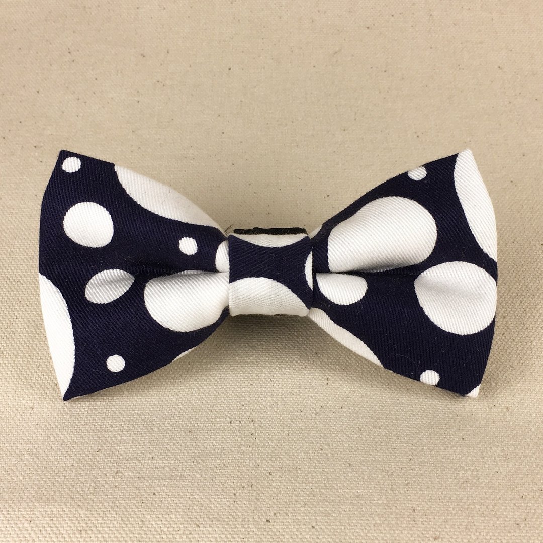 Mr.Tie 手工缝制领结 Hand Made Bow Tie 编号160 - 领带/领带夹 - 棉 蓝色