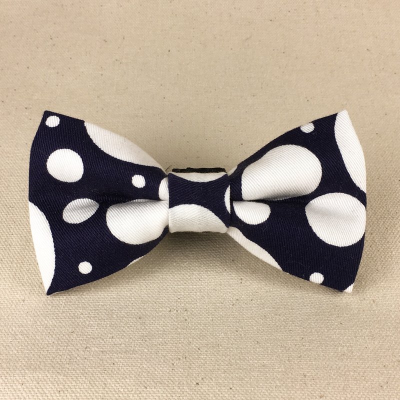 Mr.Tie 手工缝制领结 Hand Made Bow Tie 编号160 - 领带/领带夹 - 棉 蓝色
