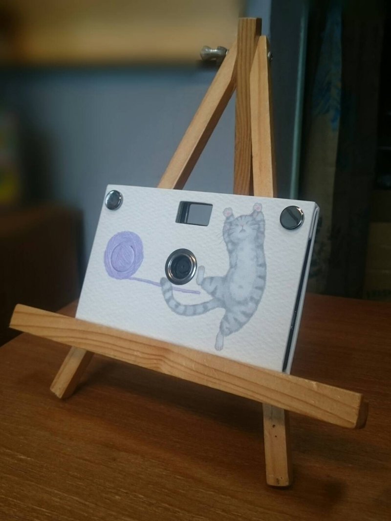 Paper Shoot 纸可拍 环保 创意 纸相机 数位相机 台湾品牌 《困嘎并轨》系列 - 小猫咪, pinkoi限定款 - 相机 - 纸 白色