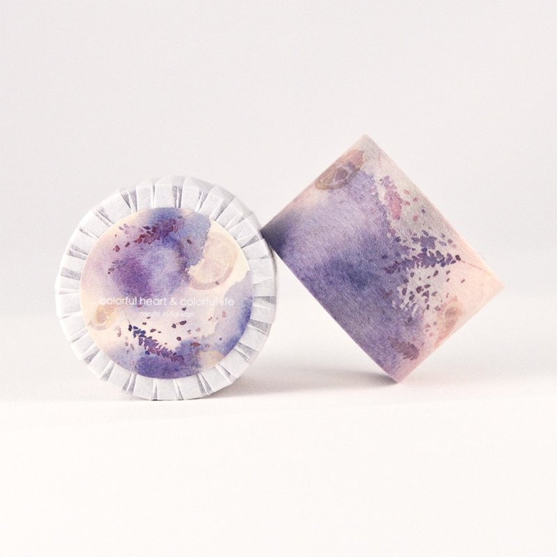 和纸胶带 - 微醺周末夜【柠檬薰衣草鸡尾酒】 - 纸胶带 - 纸 紫色