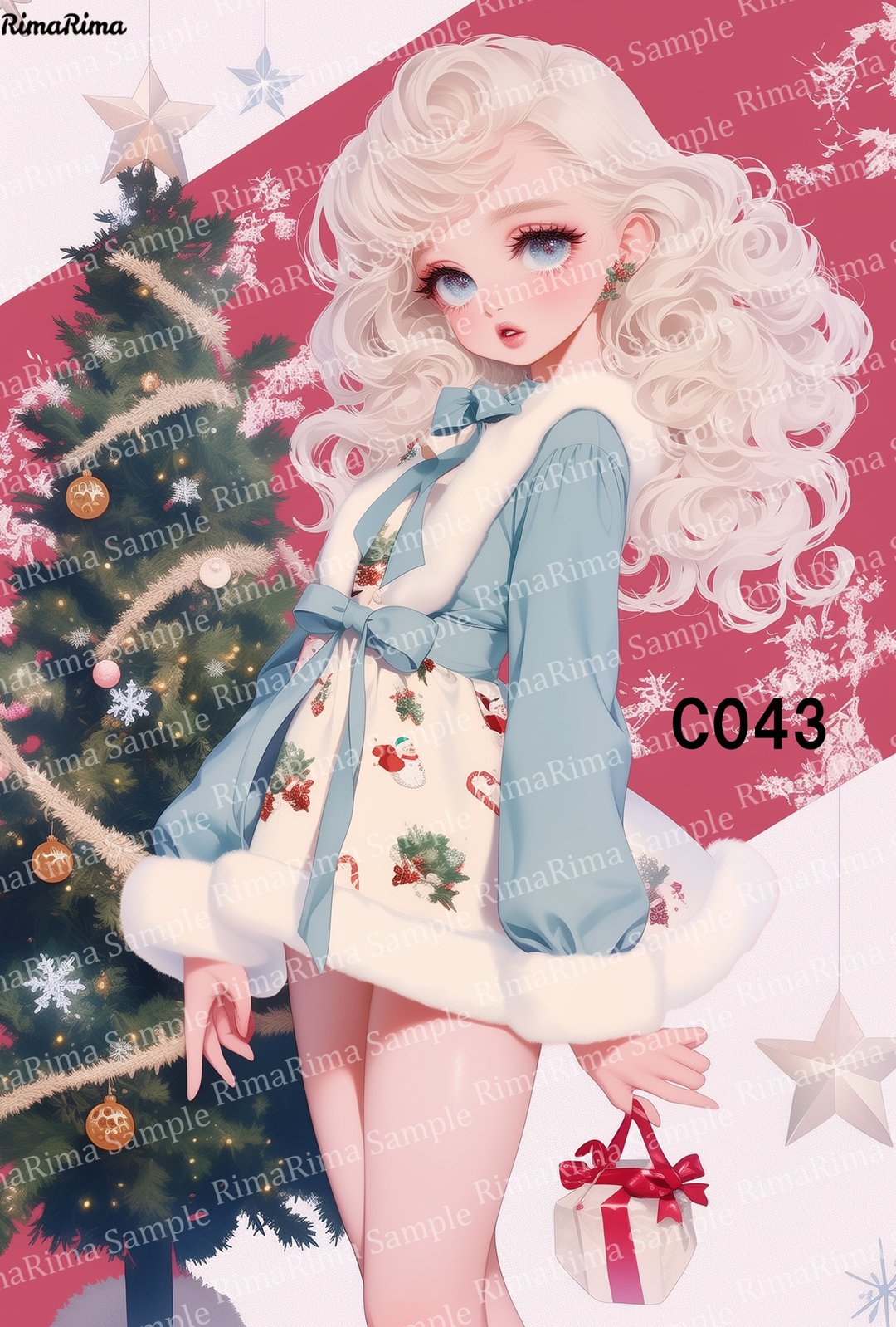 C043 原创贴纸 原创人物贴纸 贴纸 Rimarima RimaRima - 贴纸 - 纸 