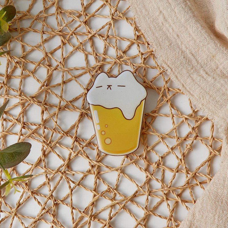 欧吉喵NEKO OJIMEOW奶油啤酒造型气囊支架 - 手机配件 - 压克力 多色