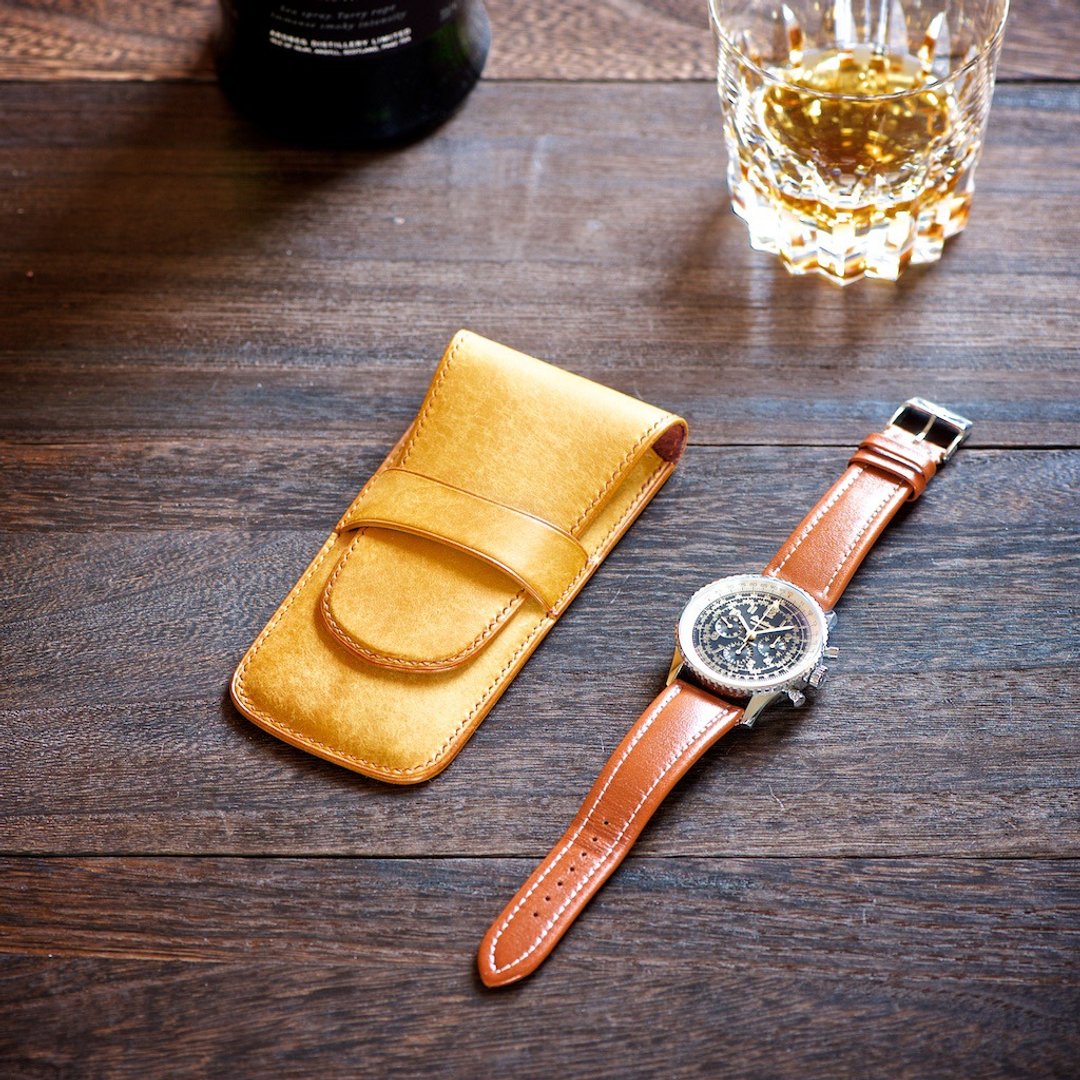 Watch case portable color order - 女表 - 真皮 咖啡色
