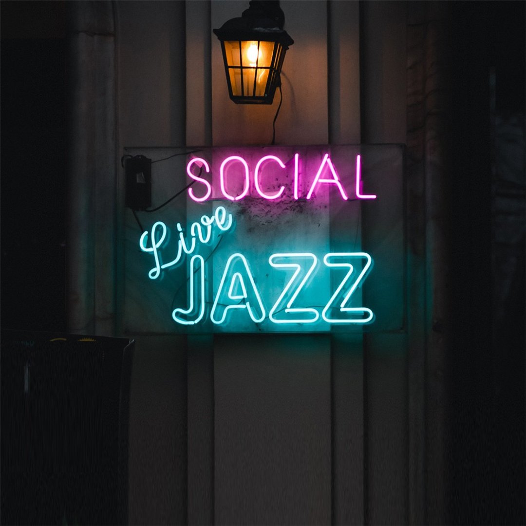Social Live Jazz霓虹灯LED发光字Neon Sign客厅卧室酒吧咖啡厅餐 - 灯具/灯饰 - 压克力 透明
