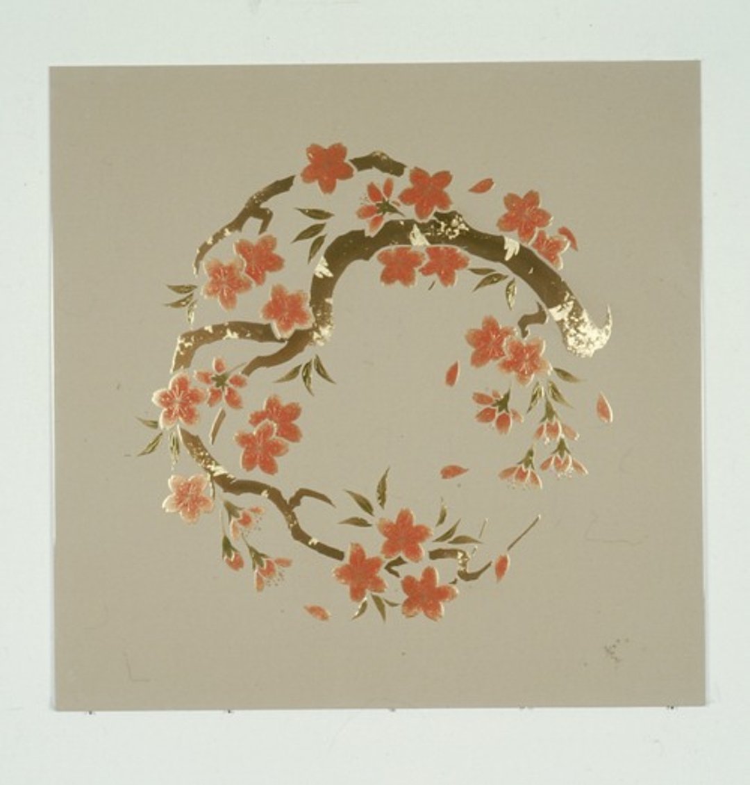 Pinkoi 代购 -  漆天花板画山鸠樱花 - 其他 - 木头 