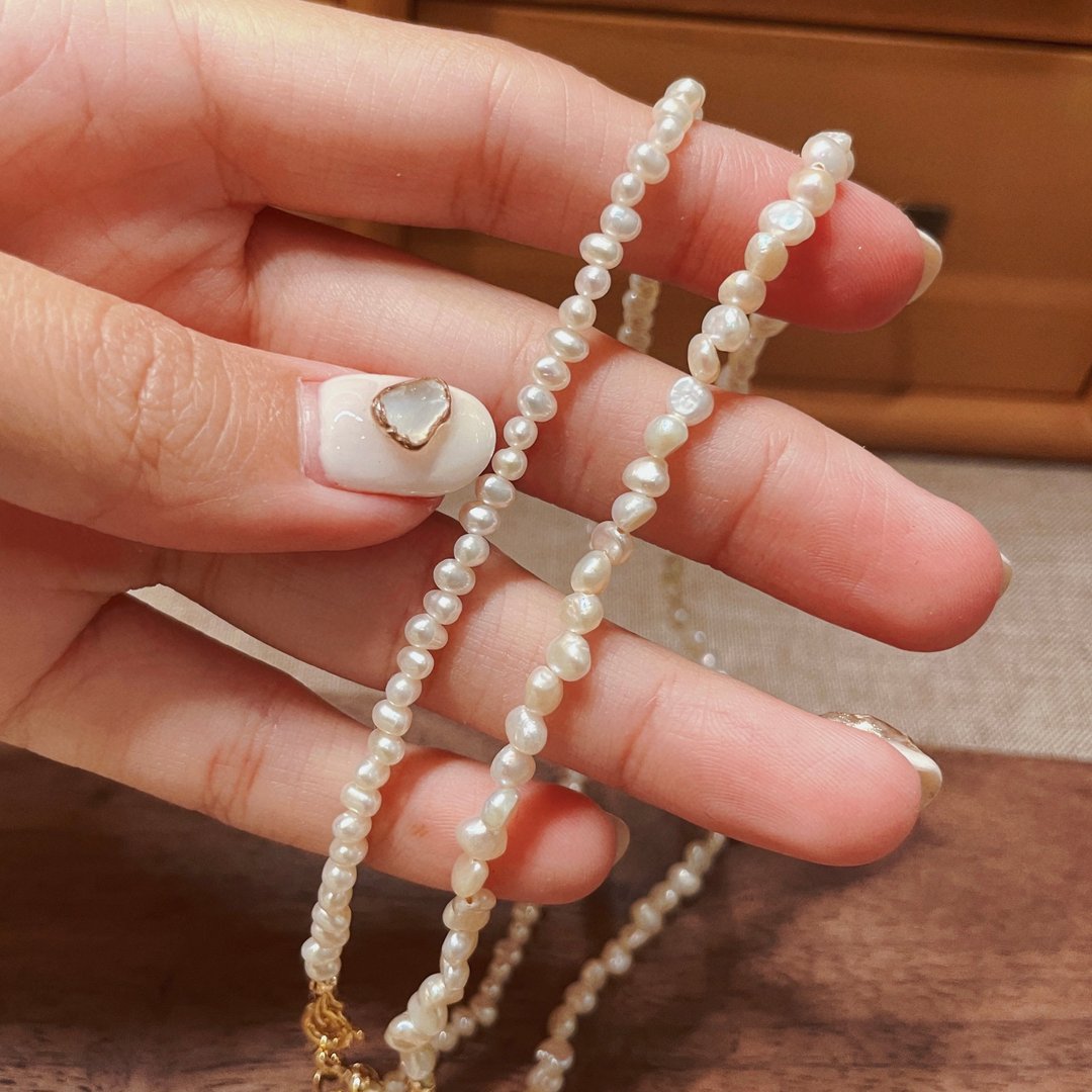 Sefton Pearl Necklace | 珍珠颈链 | 现货快速出货 - 项链 - 珍珠 白色