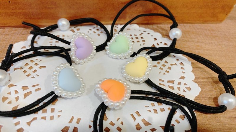 雪白透亮 珠绣发饰 - 发饰 - 绣线 白色