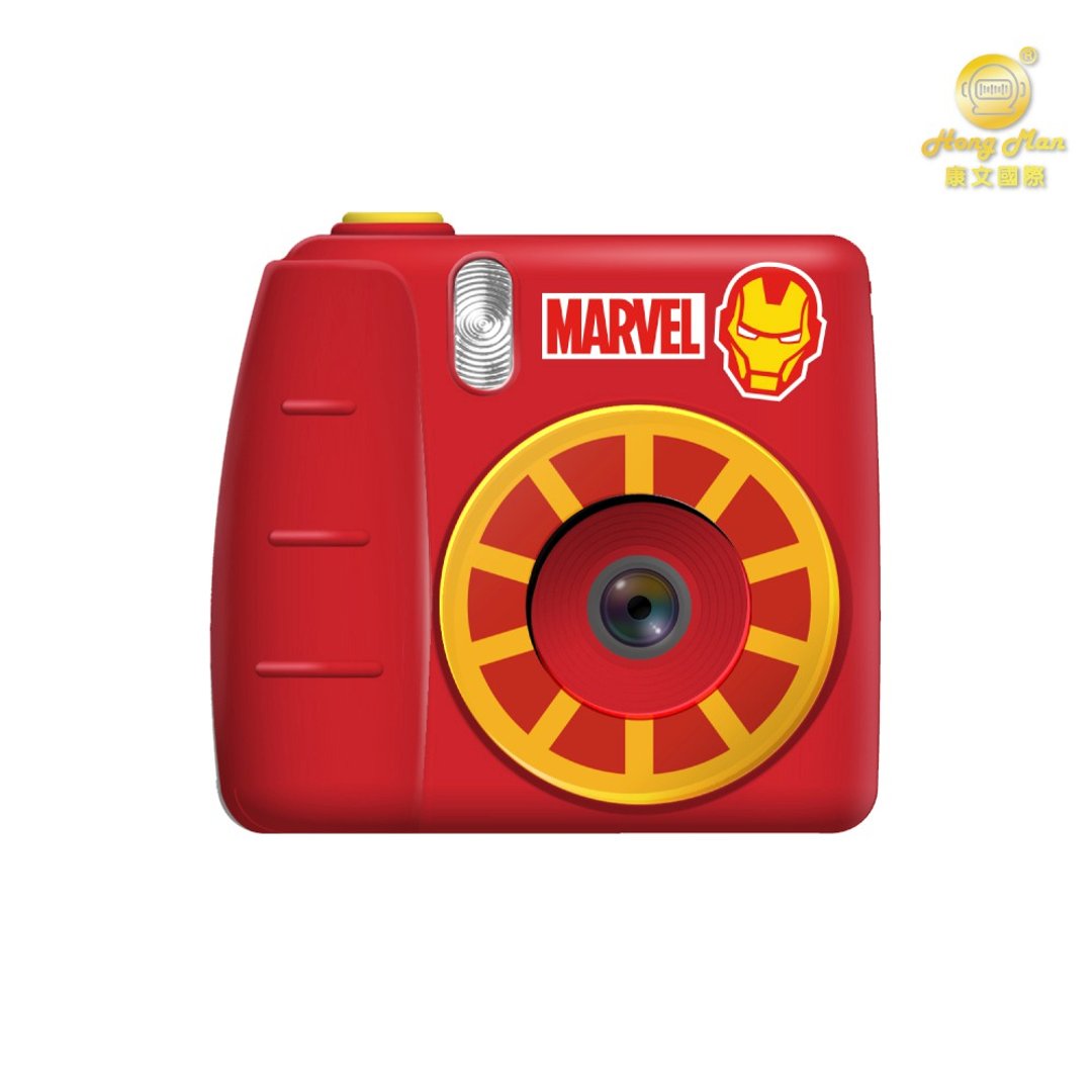 【Hong Man】漫威系列 儿童数位相机 钢铁人 - 玩具/玩偶 - 塑料 红色