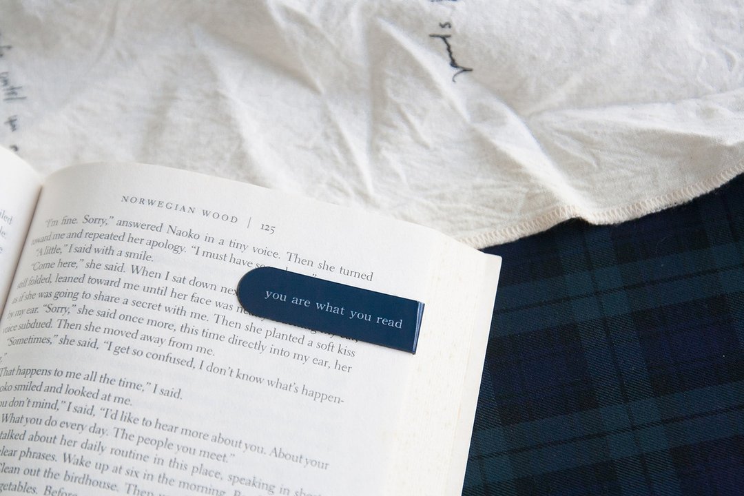 Magnet Bookmark - You Are What You Read - 书签 - 其他材质 橘色