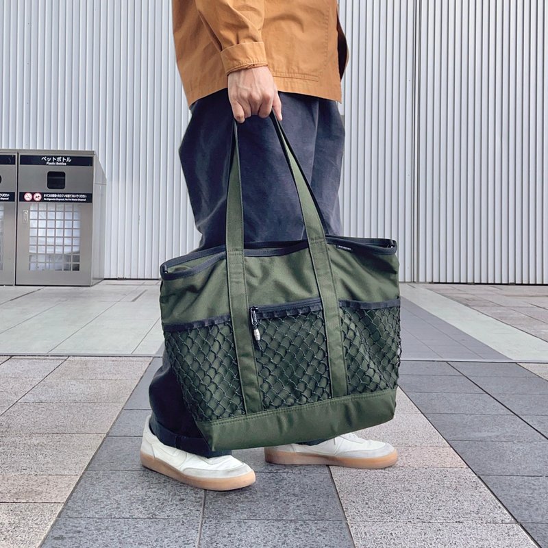 SEAUSE 托特包, MacBook 16 寸, 笔记型电脑 15 寸, 回收, 手提电脑, 斜背包 - 电脑包 - 环保材料 黑色