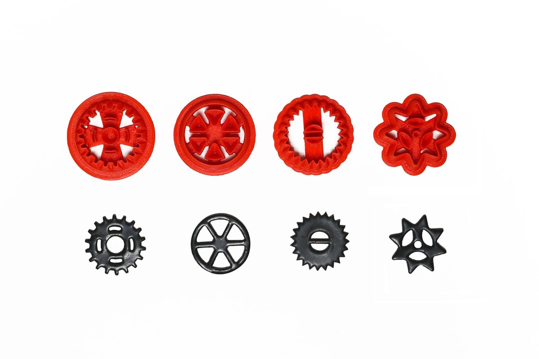 Cutter steampunk gears (Ver.2). Clay Cutter Set. Clay cutters set. Polymer clay - 零件/散装材料/工具 - 树脂 