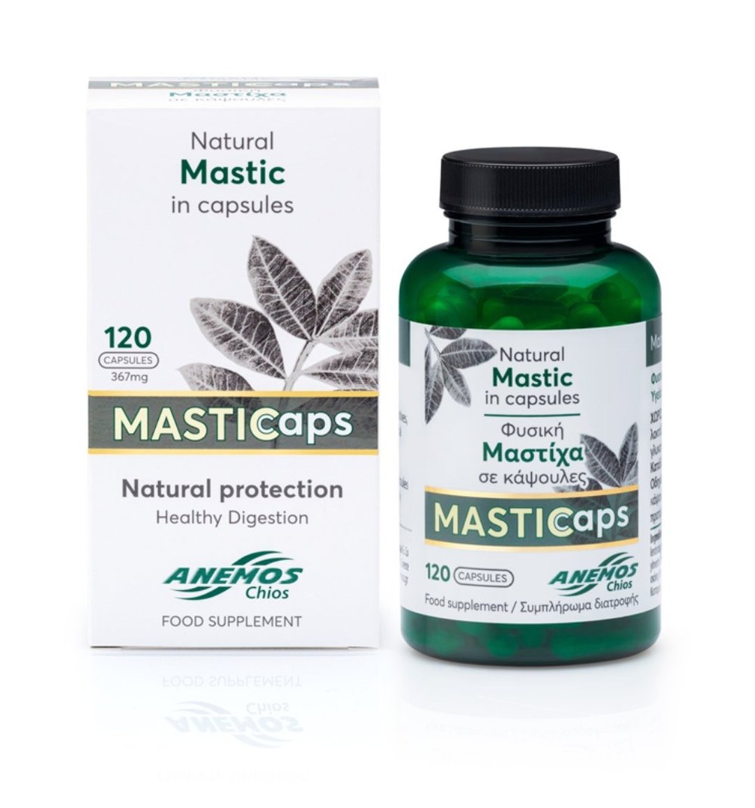 Anemos MASTICaps 黄连树脂补充剂 - 调整肠胃健康 压力胃痛肚泻 - 其他 - 树脂 