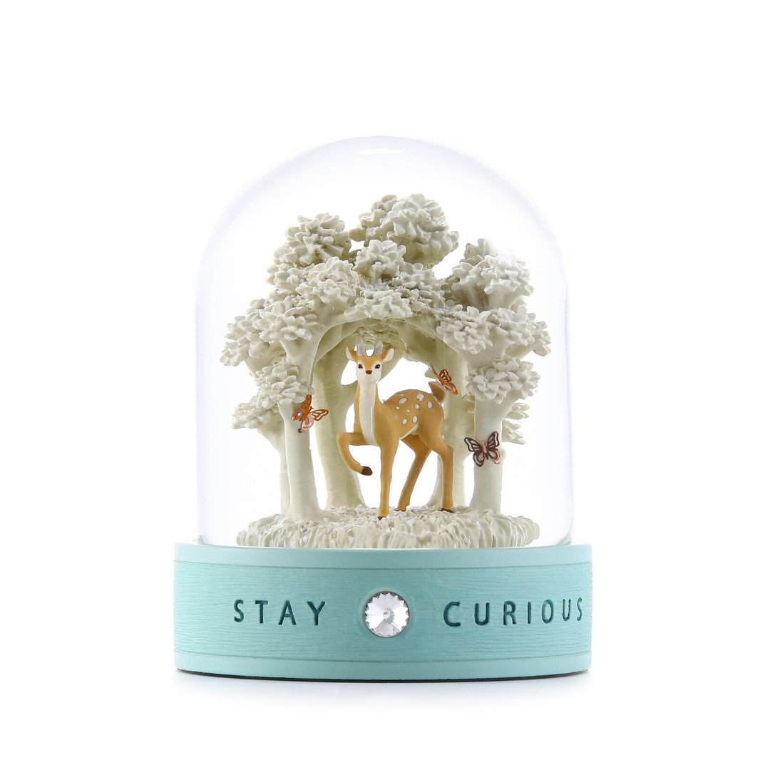 心灵守护神- Stay curious 玻璃罩摆件生日情人圣诞交换弥月小鹿 - 摆饰 - 玻璃 
