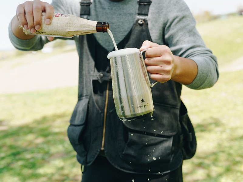 真空啤酒杯24oz (TW-700) - 露营用品 - 不锈钢 银色