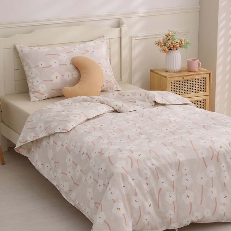 单人/十月羽绒被/可机洗、免被套、盖一整年的好被子-豆豆粉 - 被子/毛毯 - 羽绒 