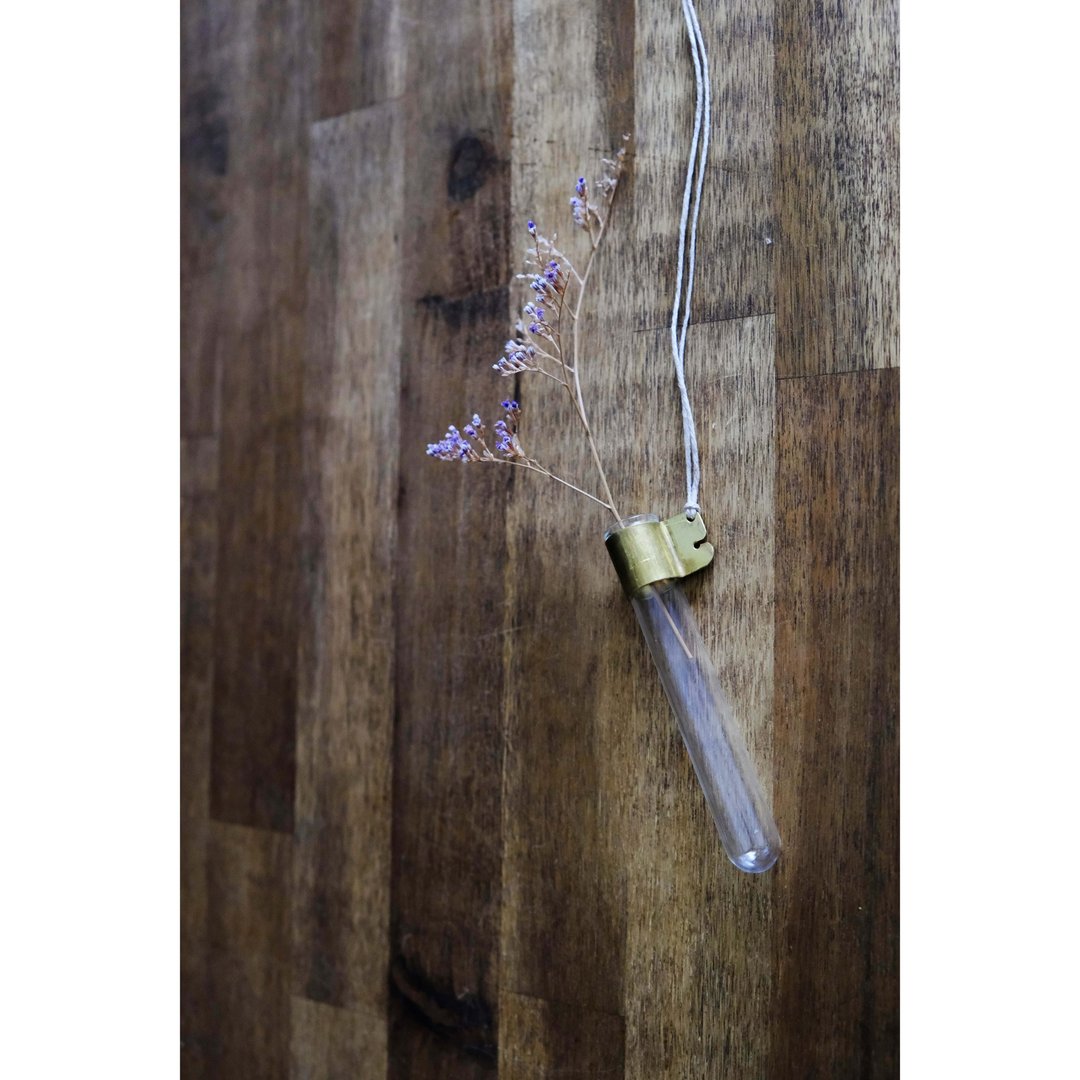 Pinkoi 代购 - 试管单支花插 S - 花瓶/陶器 - 玻璃 金色