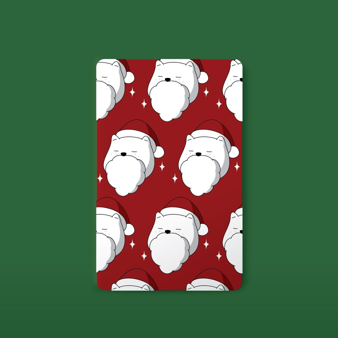 卡片贴纸 - SANTA MEOW - 贴纸 - 纸 多色