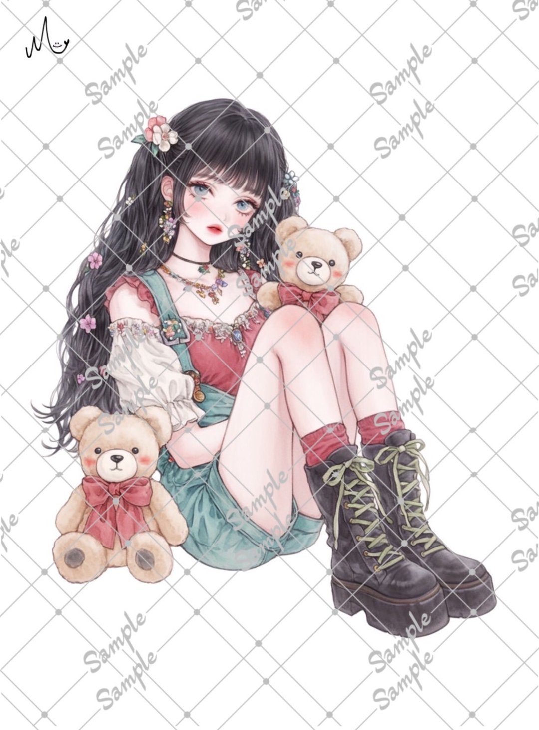 原创人物贴纸 11月新品 - 贴纸 - 纸 