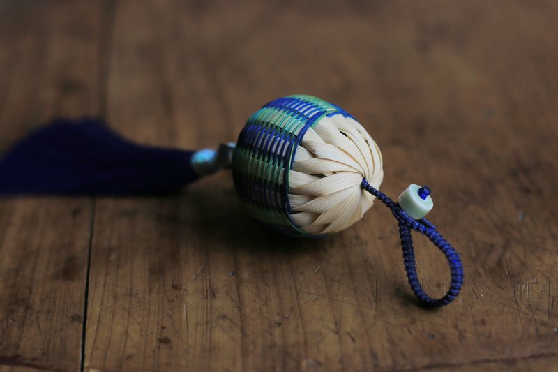 竹编系列 | 传统竹编 竹报平安 | 挂饰 包挂 车挂 | 风铃 铃铛 - 吊饰 - 竹 