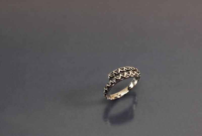 图像系列-好运925银戒 - 戒指 - 纯银 红色