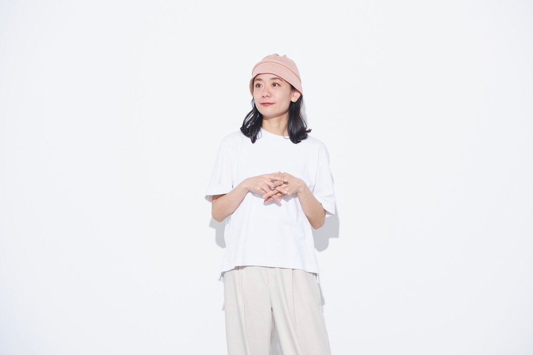 日本制 CHARM 纯棉设计款 针织帽 短毛帽 工装风格 - 帽子 - 棉 粉红色