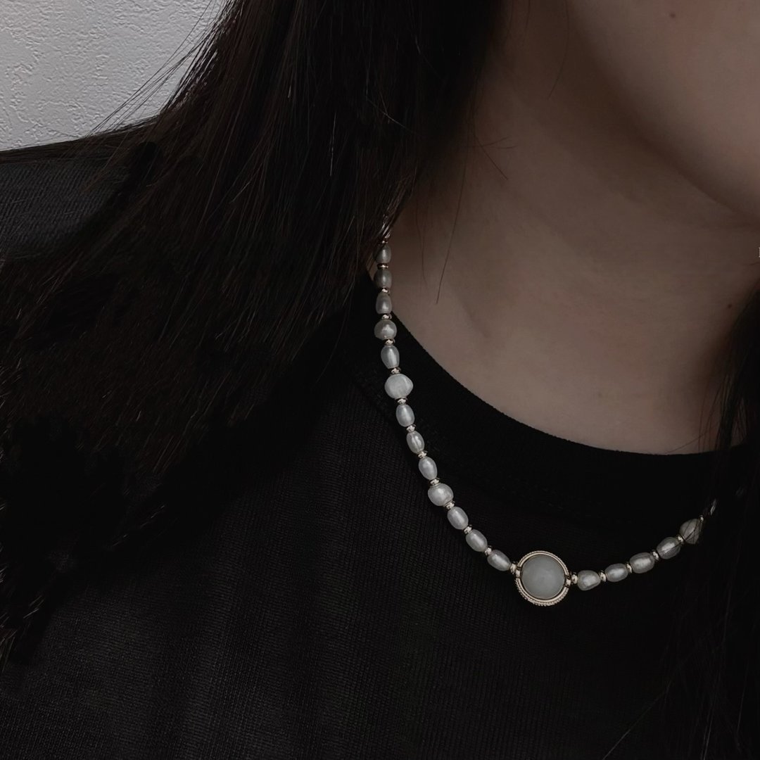 Mimis设计款 巴洛克珍珠  母乳项链 胎毛 脐带 宠物毛 - 婴儿饰品 - 珍珠 