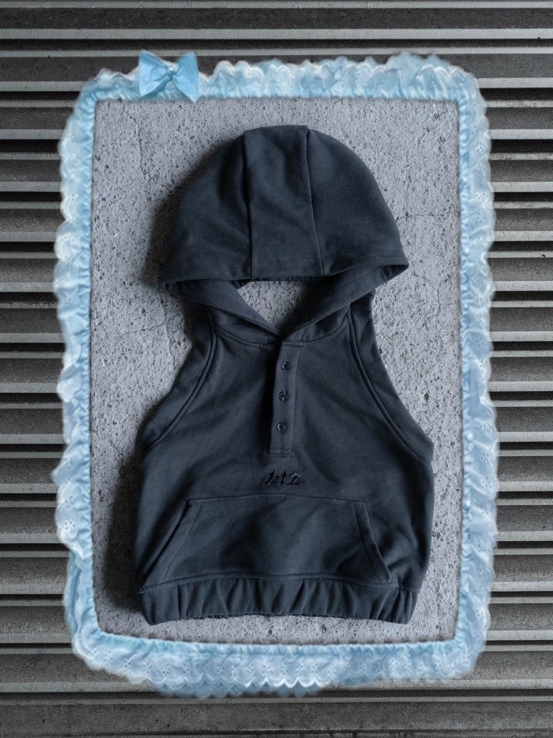 Casual Collection 七分套装背心 - 女装背心 - 棉 黑色
