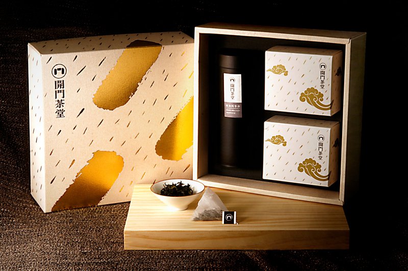 开门特选礼盒 - 茶 - 其他材质 金色