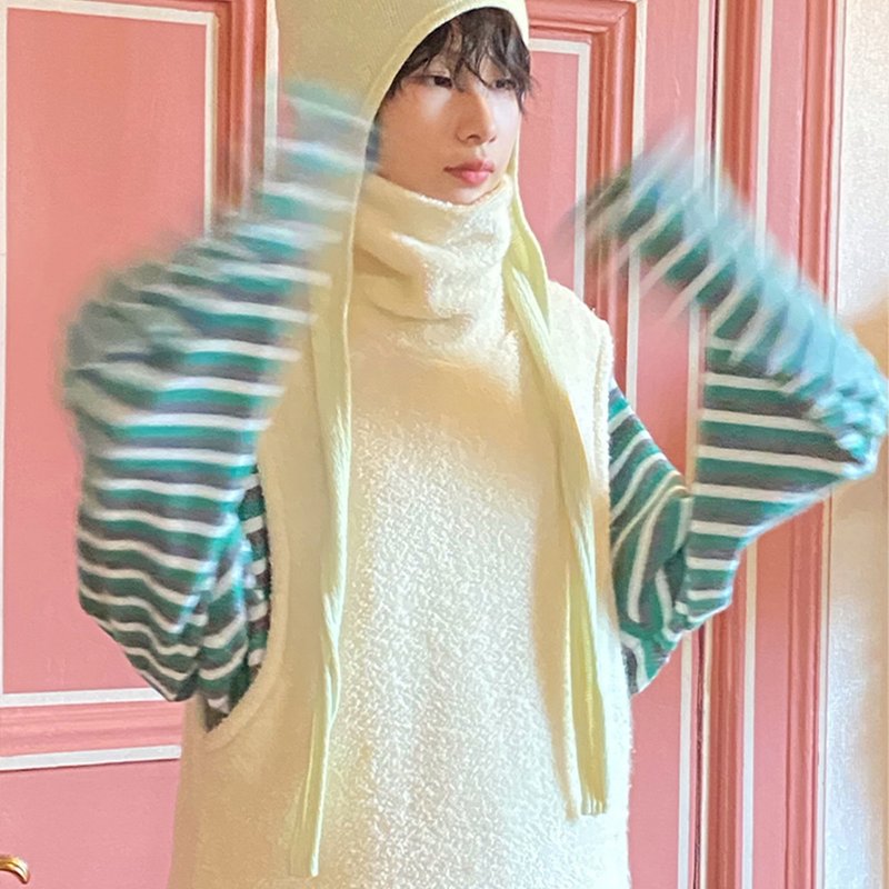 折耳猫帽 针织逗猫棒 - 帽子 - 其他材质 