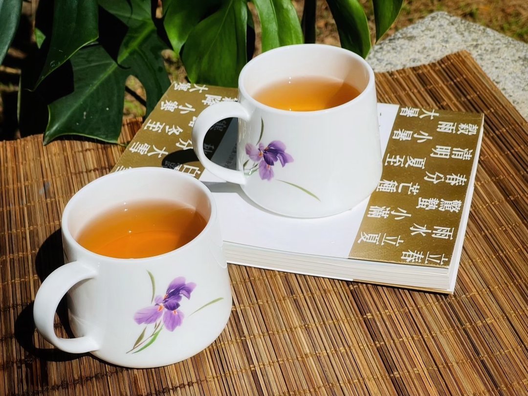 对杯 紫鸢花 - 咖啡杯/马克杯 - 瓷 白色