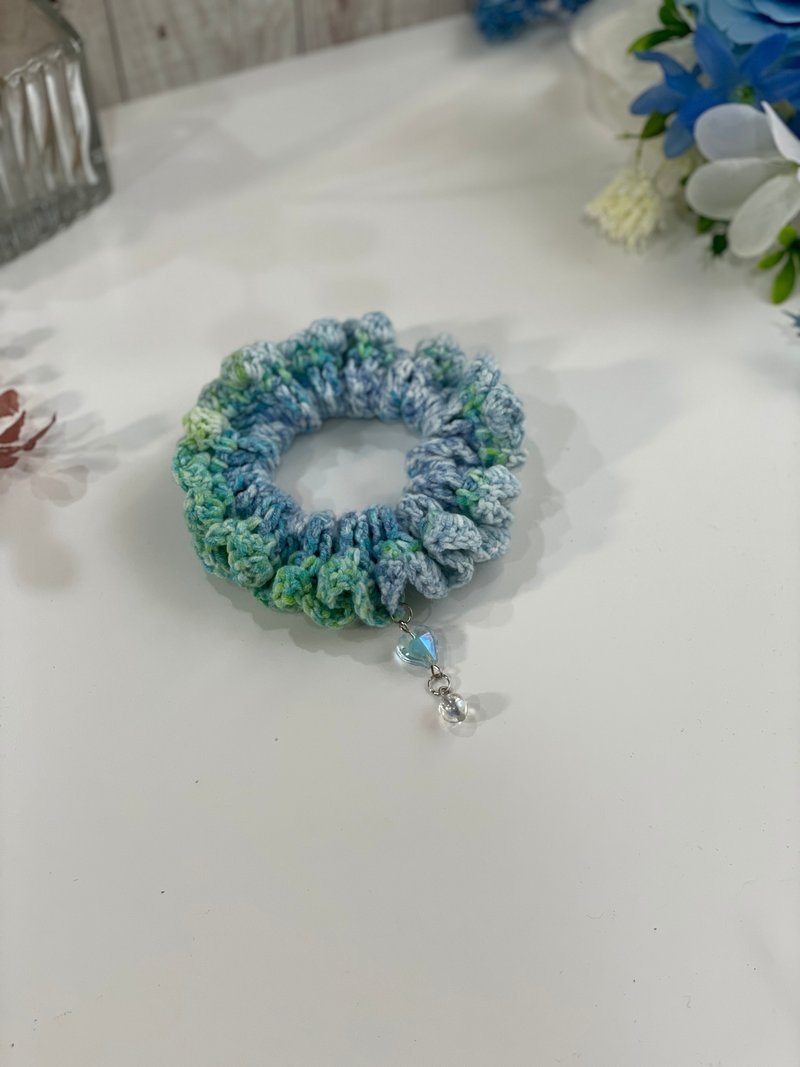 手工编织 段染松饼发圈-苏打 - 发饰 - 棉．麻 多色