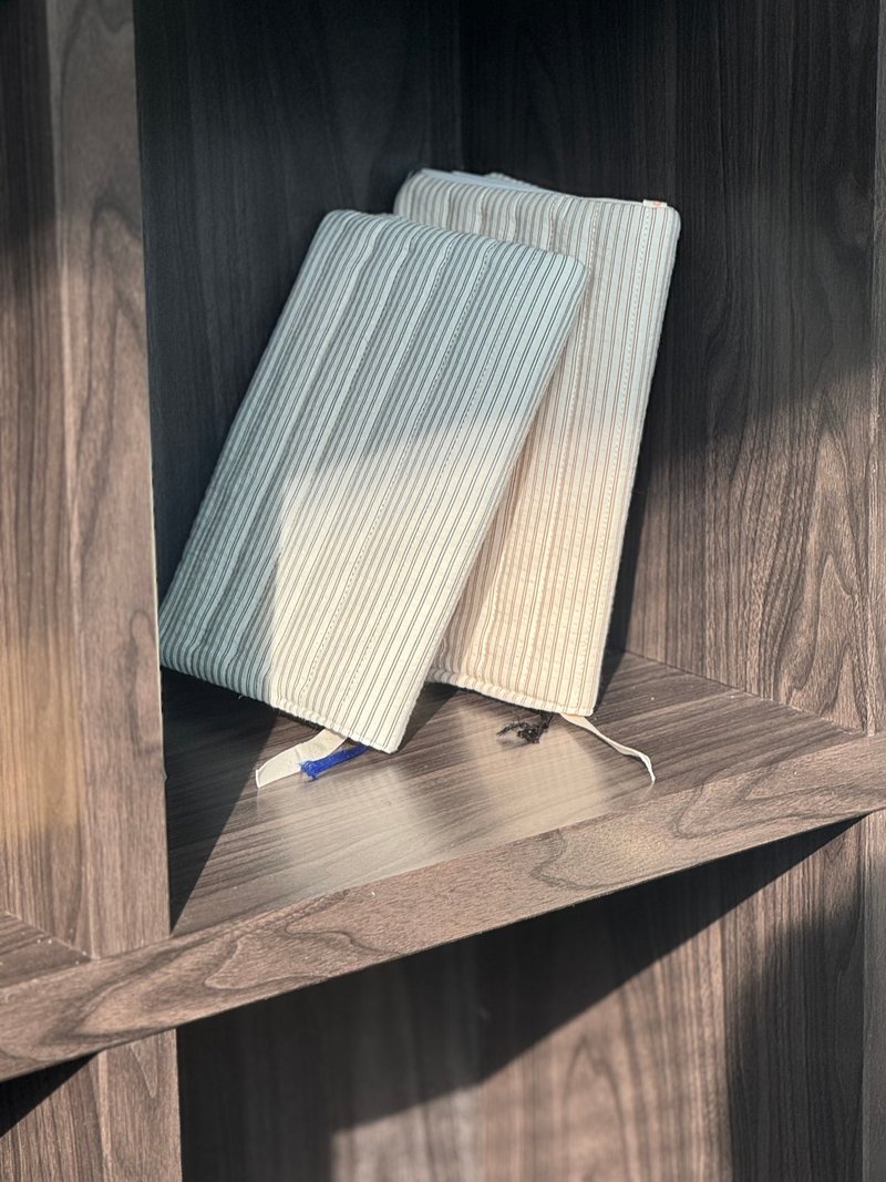 条纹书套 - 书衣/书套 - 棉．麻 