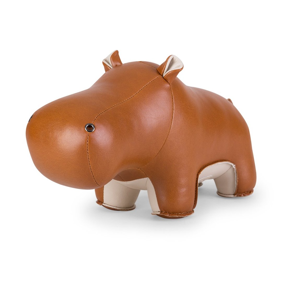 【书挡】河马 Hippo Budy 皮革动物摆饰 | 入厝礼物 生日礼物 - 摆饰 - 人造皮革 多色