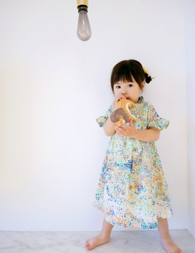 轻夏绿 古典美人洋 - 童装裙 - 棉．麻 多色