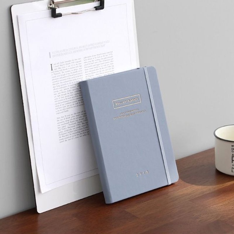 ICONIC 2018年历绑带周志(时效)-温水蓝,ICO50558 - 笔记本/手帐 - 纸 蓝色