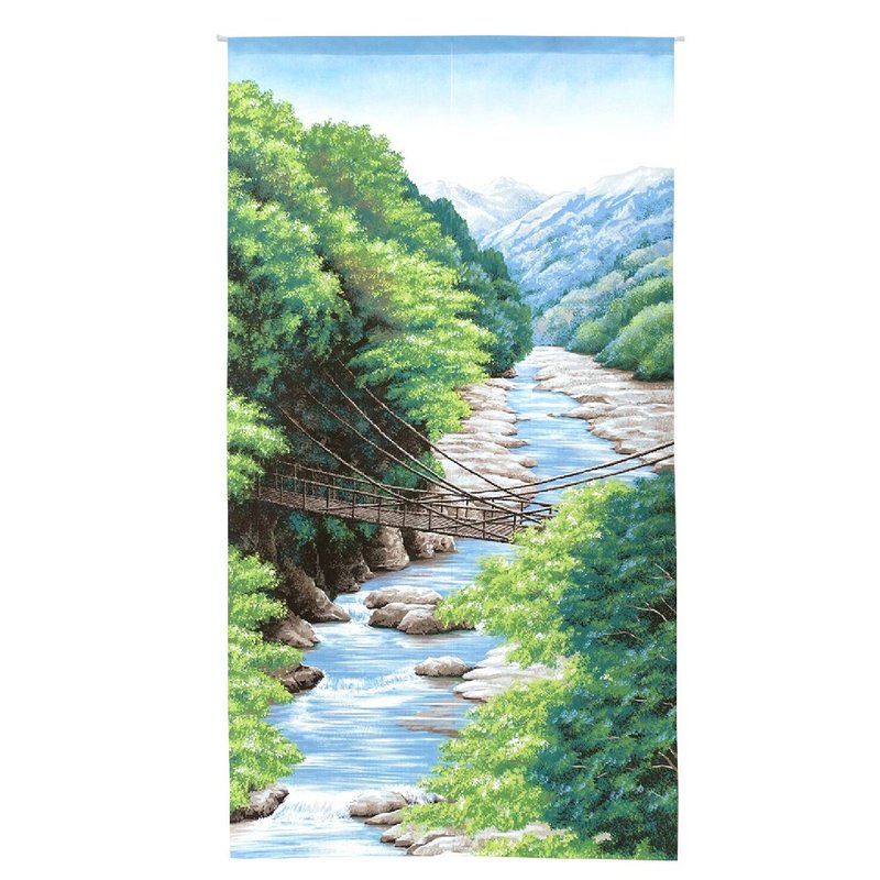 日本制コスモ长门帘蜿蜒溪谷 - 门帘/门牌 - 其他人造纤维 