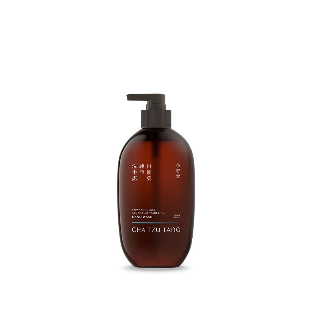 【茶籽堂】肖楠叶纯净洗手露 500mL(中性肌/清爽舒适/温和保湿) - 洗手用品 - 植物．花 