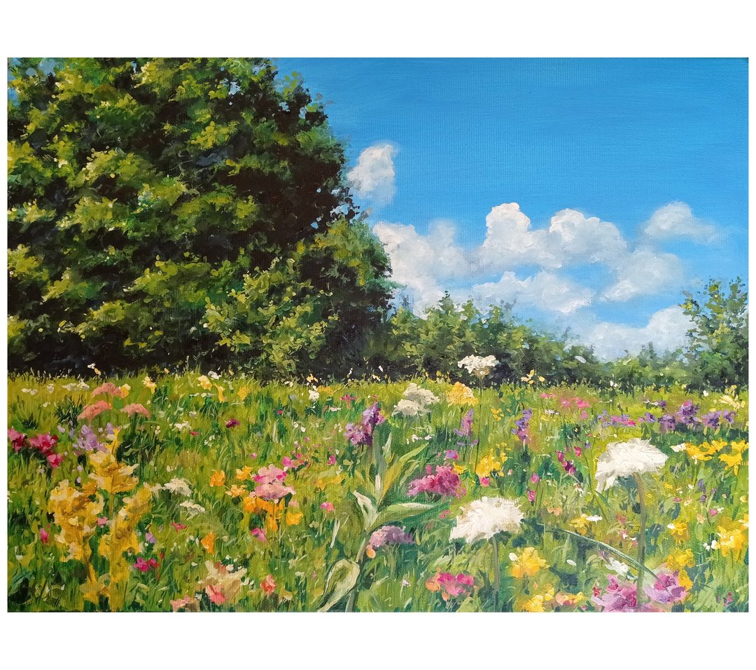 原画 手绘艺术 装饰画 风景挂画 花卉植物 挂画 自然画 花卉植物 - 海报/装饰画/版画 - 其他材质 多色
