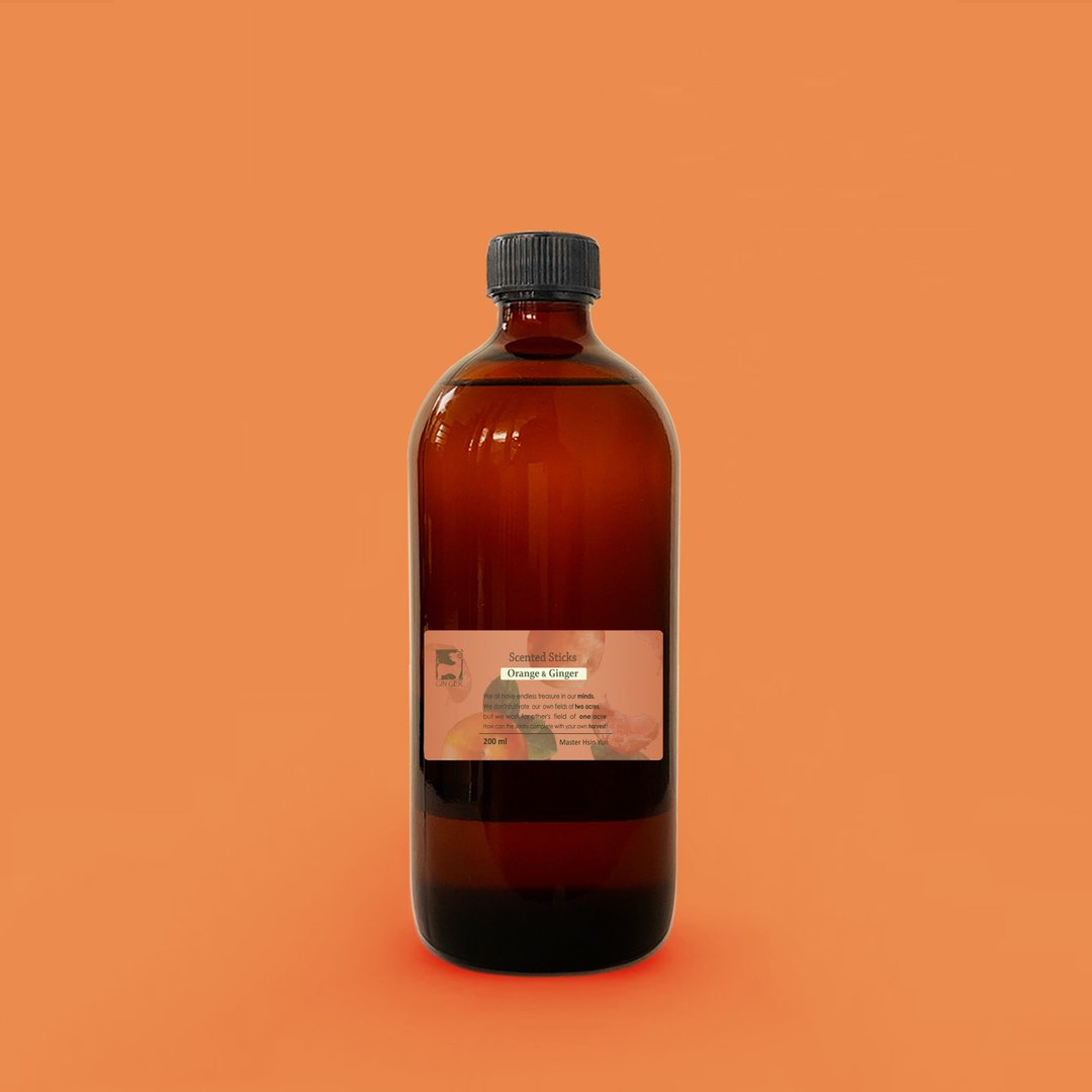 【GIN-GER】甜姜丹橘姜芬扩香补充瓶 500ml - 香薰/精油/线香 - 精油 