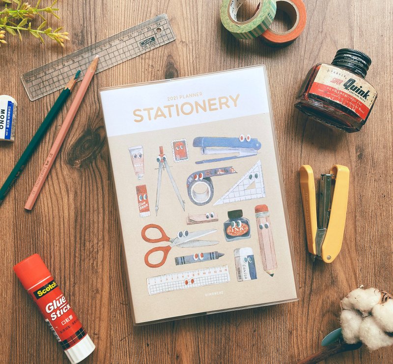 迪梦奇 2021 Stationery 时效周志 / 文具 - 笔记本/手帐 - 纸 多色