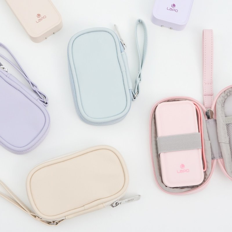LaPO 20W双向快充二合一充电器行动电源 WT-06 质感收纳包 - 化妆包/杂物包 - 其他材质 多色