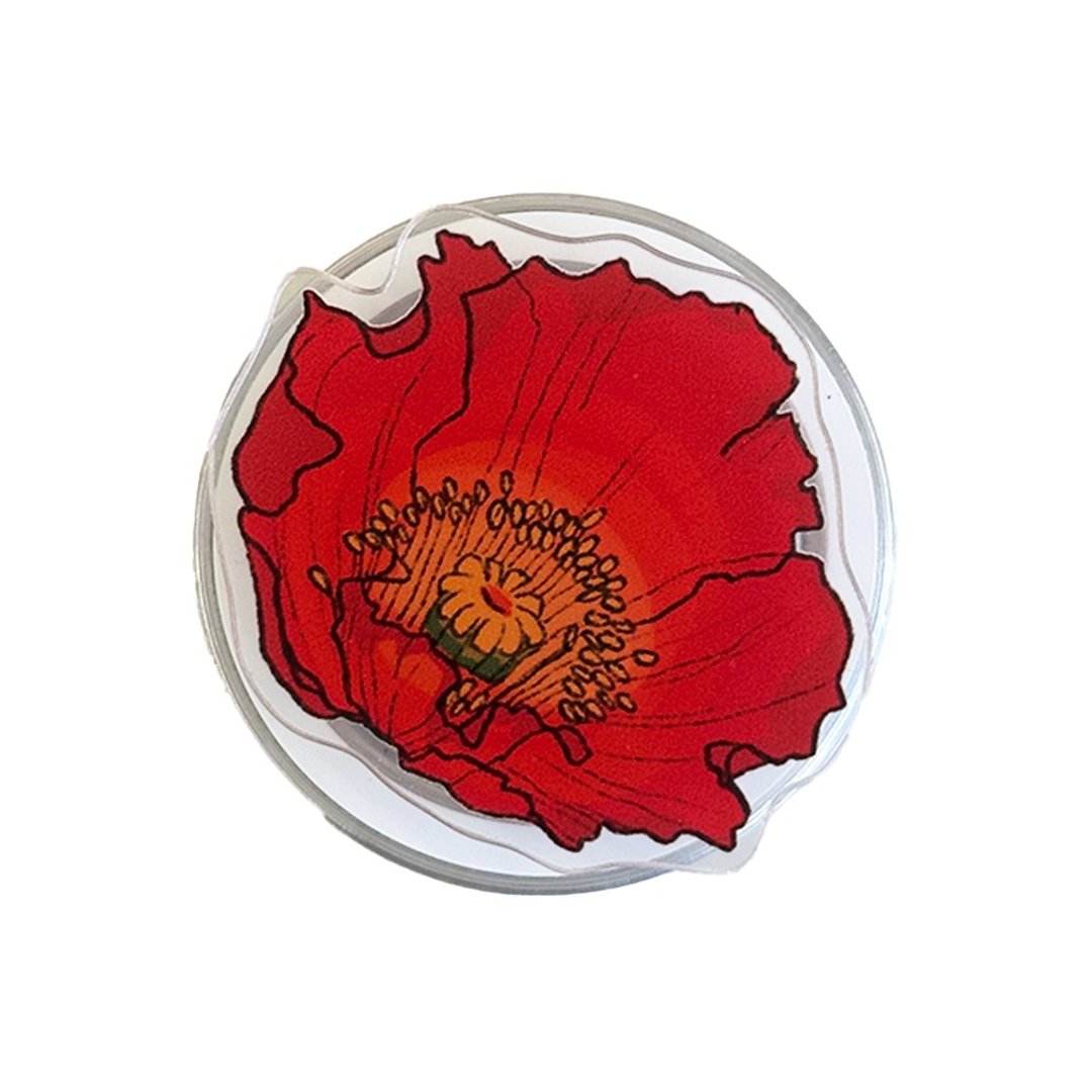 Red Poppy_MagSafe SmartTok - 手机配件 - 压克力 红色