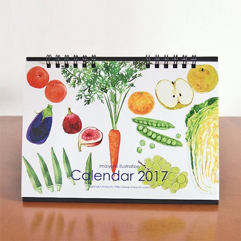 2017 desk calendar - 年历/台历 - 纸 绿色