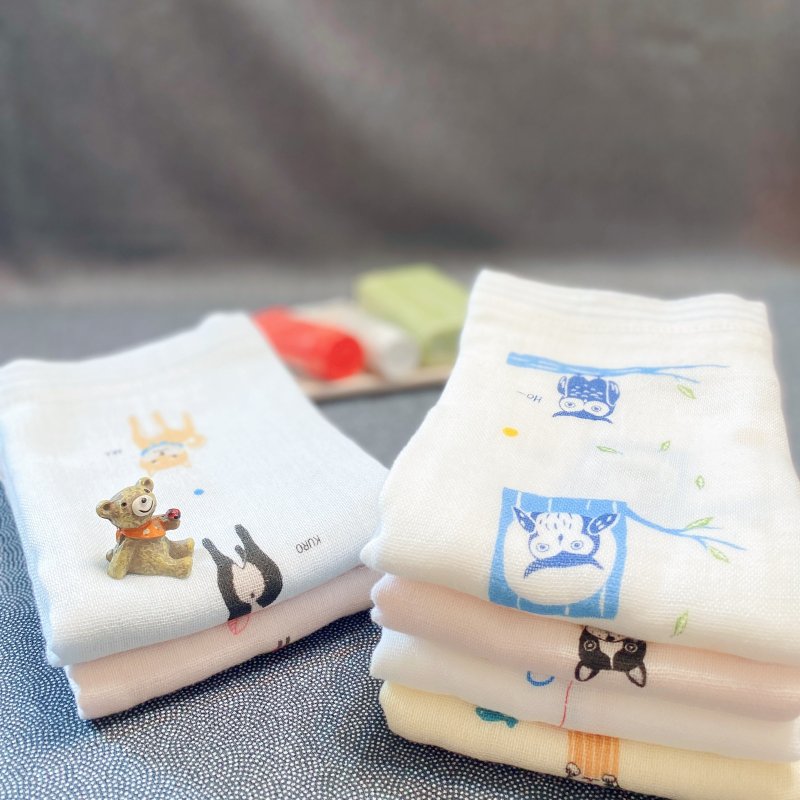 今治纱布毛巾-天使柔衣(随机款式出货) - 毛巾浴巾 - 棉．麻 白色