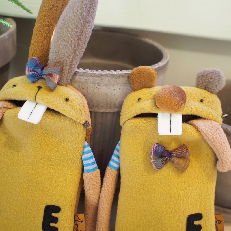 E*group 门牙包  姜黄可可  iphone 手机套 - 其他 - 棉．麻 黄色