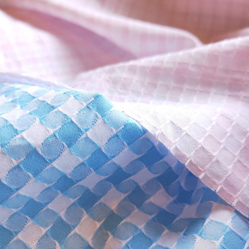 微光系列 100%柔棉 薄款 缇花布 - 编织/刺绣/羊毛毡/裁缝 - 棉．麻 粉红色